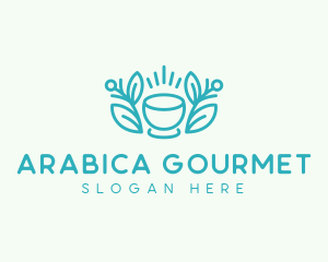 Organic Coffee Cup logo