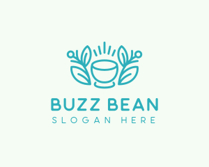 Organic Coffee Cup logo design