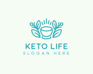 Organic Coffee Cup logo design