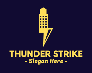 Electric Thunder Building logo design