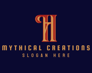 Retro Firm Letter H  logo design