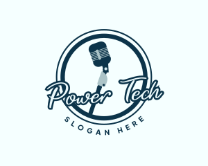Podcast Music Microphone logo