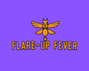 Flying Wasp Explosive logo design