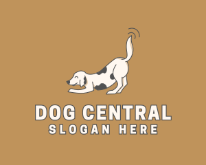 Happy Dog Tail logo design