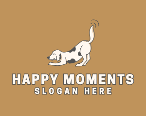 Happy Dog Tail logo design