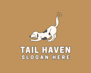 Happy Dog Tail logo design