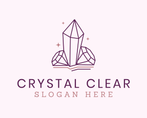 Crytal Diamond Jewel logo design