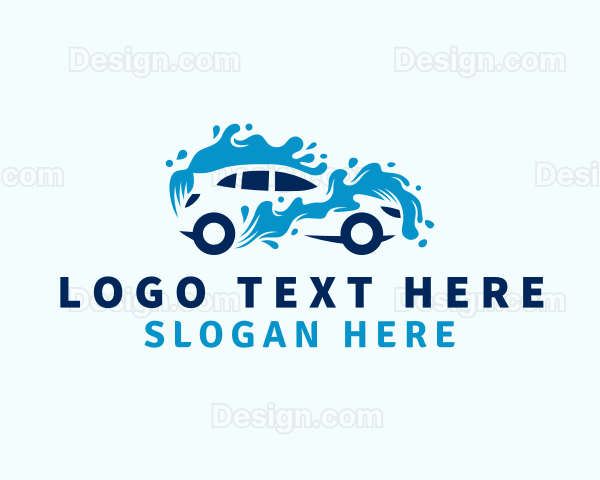 Vehicle Water Washing Logo