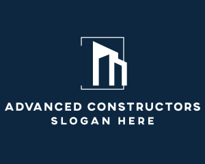 Modern Construction Building logo design