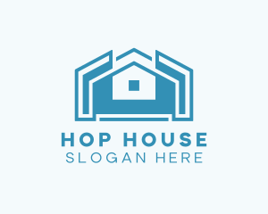 House Property Roof logo design