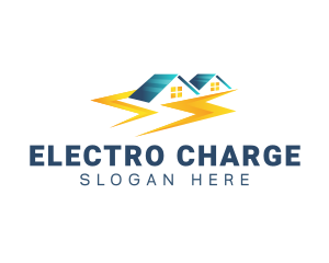 Residential Power Electricity logo design