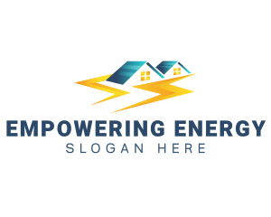 Residential Power Electricity logo design