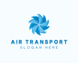 Air Conditioning Ventilation Fan logo design