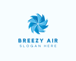 Air Conditioning Ventilation Fan logo design