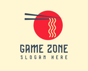 Japanese Restaurant Ramen Noodle Logo