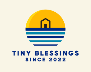 Beach Tiny House logo design