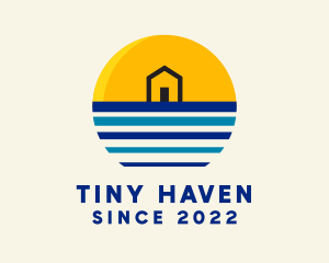 Beach Tiny House logo design