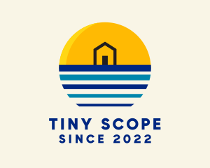 Beach Tiny House logo design