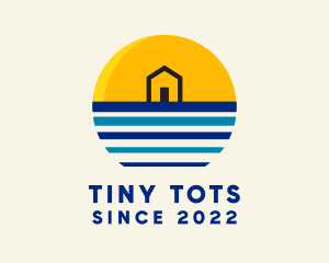 Beach Tiny House logo design