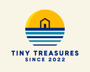 Beach Tiny House logo design