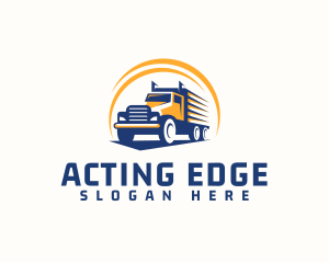 Truck Cargo Logistics logo design