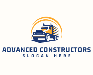 Truck Cargo Logistics logo design