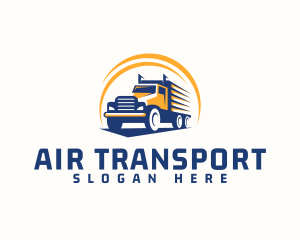 Truck Cargo Logistics logo design