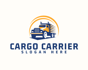 Truck Cargo Logistics logo design