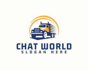 Truck Cargo Logistics logo design