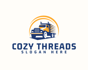 Truck Cargo Logistics logo design