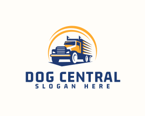 Truck Cargo Logistics logo design