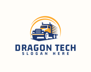 Truck Cargo Logistics logo design