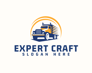 Truck Cargo Logistics logo design