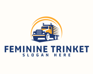 Truck Cargo Logistics logo design