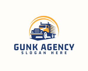 Truck Cargo Logistics logo design