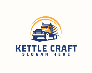 Truck Cargo Logistics logo design