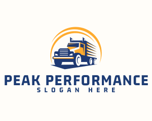 Truck Cargo Logistics logo design