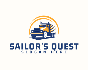 Truck Cargo Logistics logo design