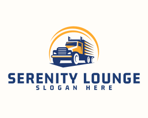 Truck Cargo Logistics logo design