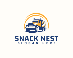 Truck Cargo Logistics logo design