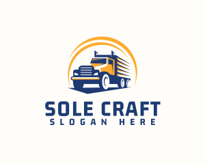 Truck Cargo Logistics logo design