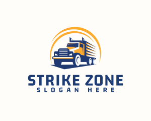 Truck Cargo Logistics logo design