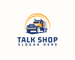 Truck Cargo Logistics logo design