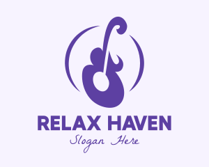 Violet Guitar Instrument logo
