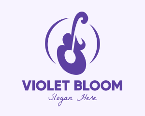 Violet Guitar Instrument logo