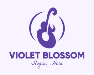 Violet Guitar Instrument logo