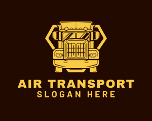 Yellow Logistics Cargo logo design