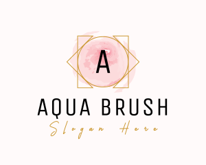 Feminine Salon Watercolor logo design