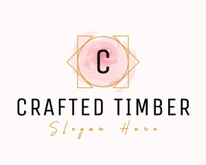 Feminine Salon Watercolor logo design