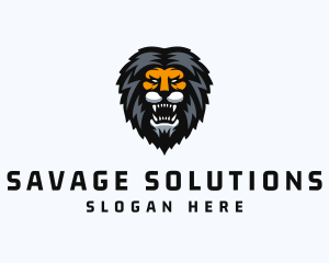 Fierce Lion Safari logo design